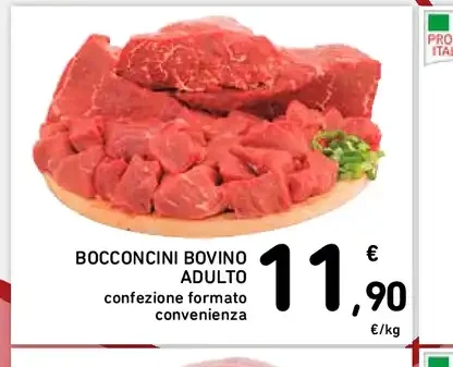 Bocconcini bovino adulto