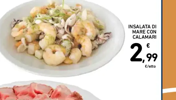Insalata di mare con calamari