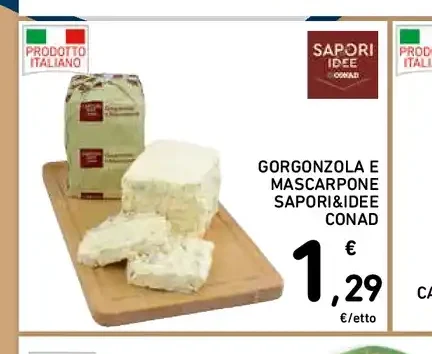 Gorgonzola e mascarpone Sapori&Dintorni Conad