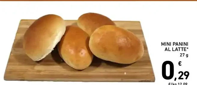 Mini panini al latte