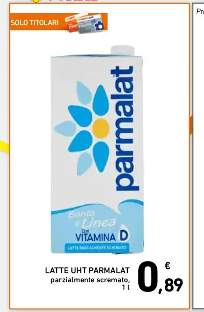 Latte UHT Parmalat