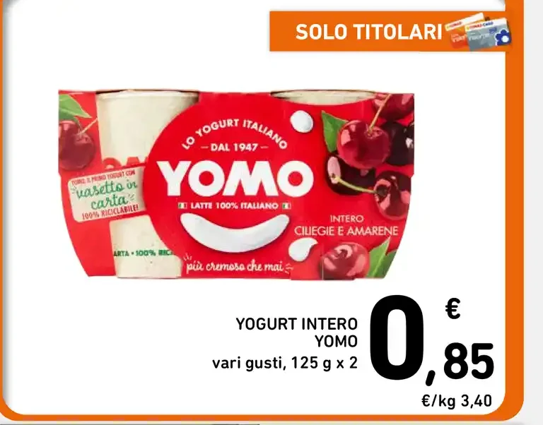 Yogurt intero Yomo