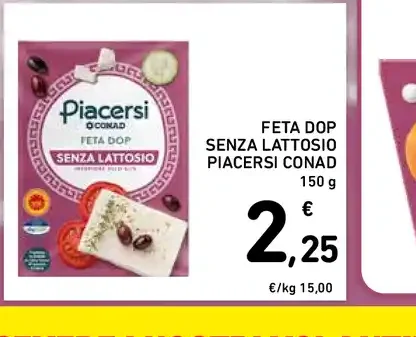 Feta DOP senza lattosio Piacersi Conad