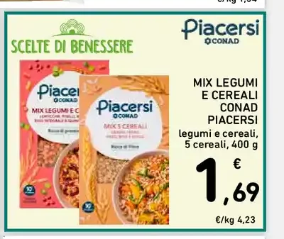 Mix legumi e cereali Conad Piacersi