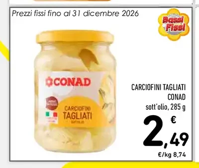 Carciofini tagliati Conad