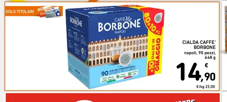 Cialda caffè Borbone