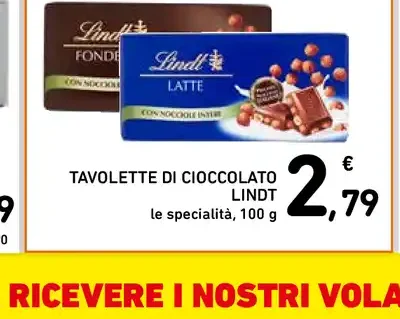 Tavolette di cioccolato Lindt