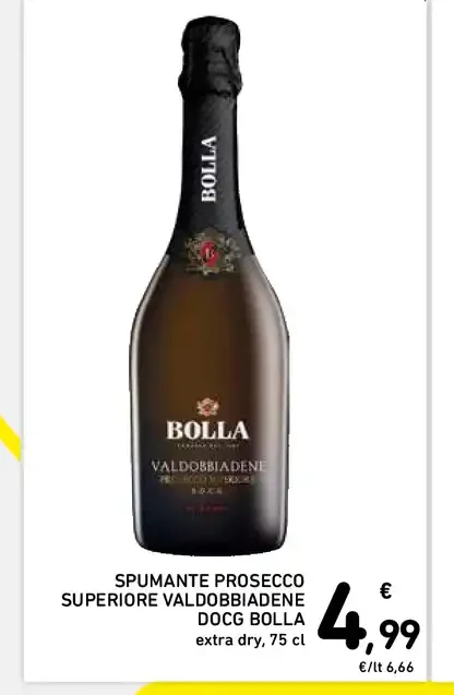 Spumante Prosecco Superiore Valdobbiadene DOCG Bolla