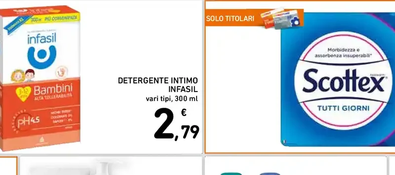 Detergente intimo Infasil