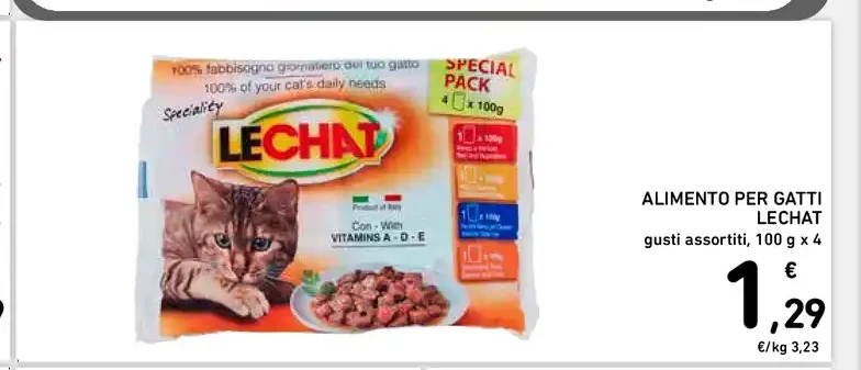 Alimento per gatti Lechat