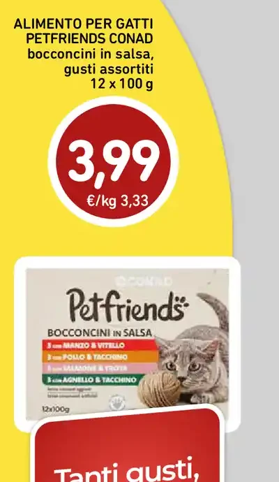 Alimento per gatti Petfriends Conad