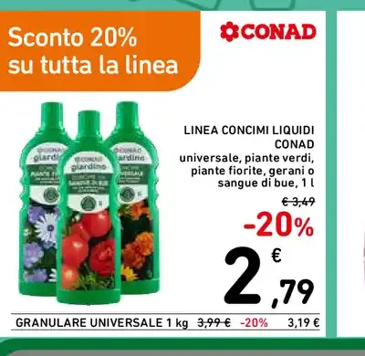 Concimi liquidi Conad