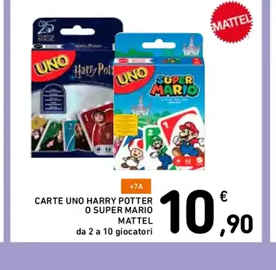 Carte Uno Harry Potter o Super Mario
