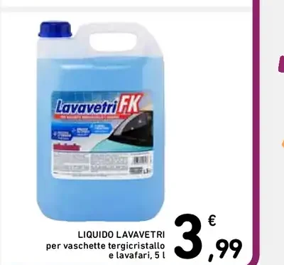 Liquido lavavetri