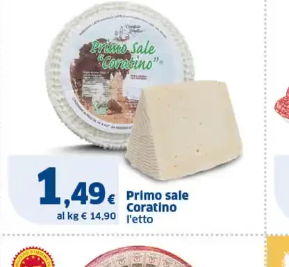 Primo sale Coratino