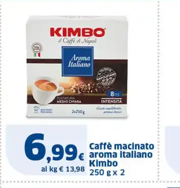 Caffè macinato Aroma Italiano Kimbo
