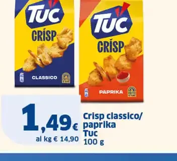 Crisp classico/paprika TUC