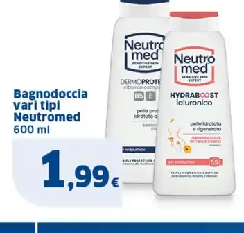 Bagnodoccia vari tipi Neutromed
