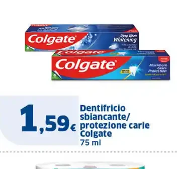 Dentifricio sbiancante/protezione carie Colgate