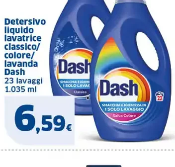 Detersivo lavatrice classico/colore/lavanda Dash