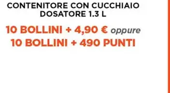 Contenitore con cucchiaio dosatore 1,3 l