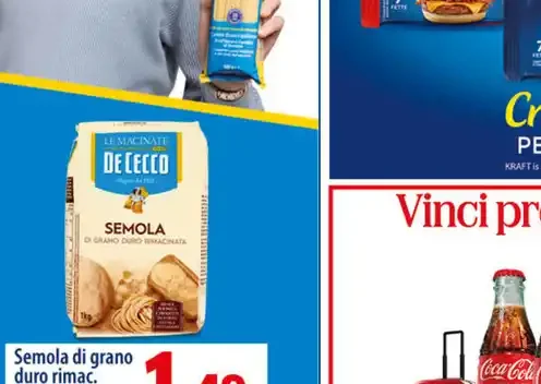 Semola di grano duro rimacinata De Cecco