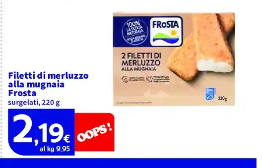 Filetti di merluzzo alla mugnaia Frosta