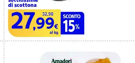 Fettine sottilissime di scottona