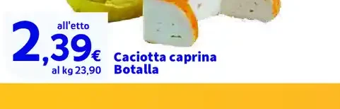 Caciotta caprina Botalla