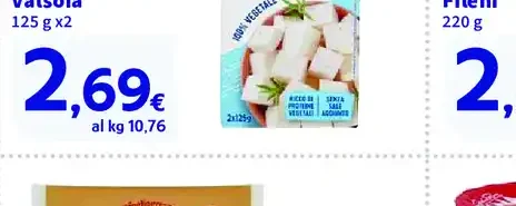 Tofu naturale Valsoia