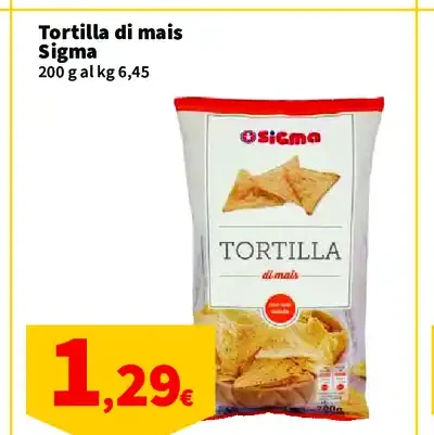Tortilla di mais Sigma