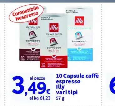 Capsule caffè espresso Illy
