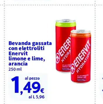 Enervit bevanda gassata con elettroliti