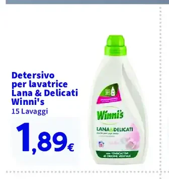 Detersivo per lavatrice Lana & Delicati Winni's