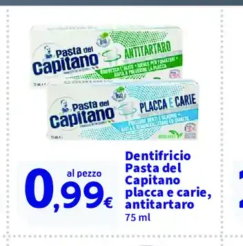 Dentifricio Pasta del Capitano placca e carie