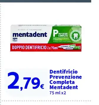 Dentifricio Prevenzione Completa Mentadent