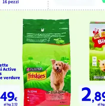 Crocchette per cani Active Friskies