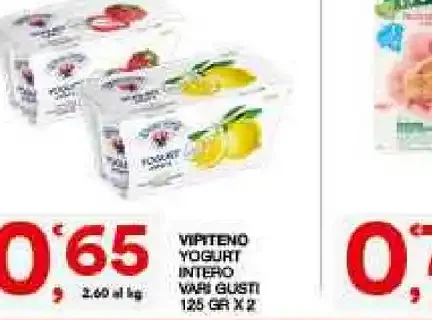 Yogurt intero vari gusti