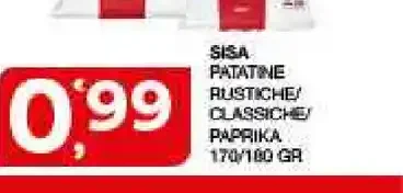 Sisa patatine rustiche e classiche