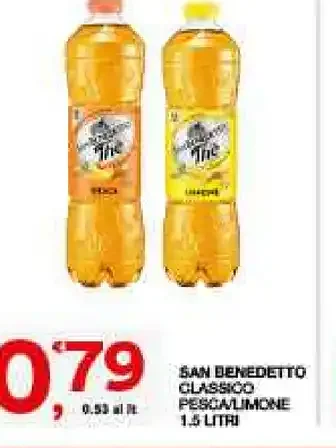 San Benedetto classico pesca limone