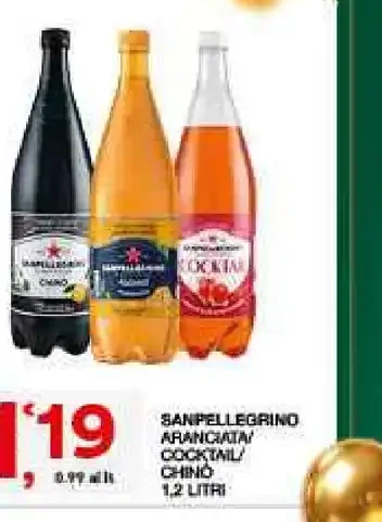 Sanpellegrino bibita cocktail chinò