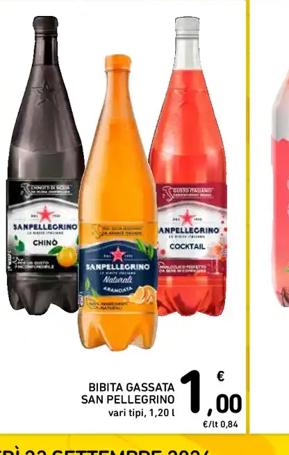 Bibita gassata Sanpellegrino