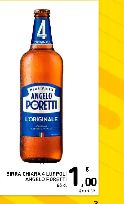 Birra Chiara 4 Luppoli Angelo Poretti
