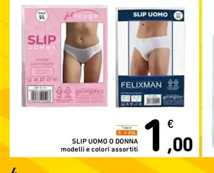 Slip uomo o donna