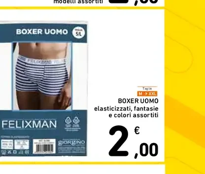 Boxer uomo