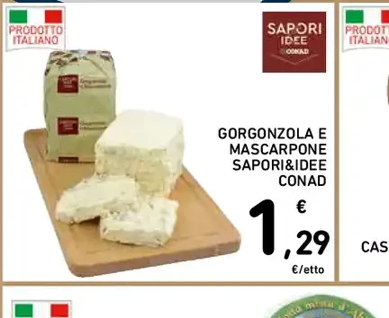Gorgonzola e mascarpone Sapori&Dintorni Conad