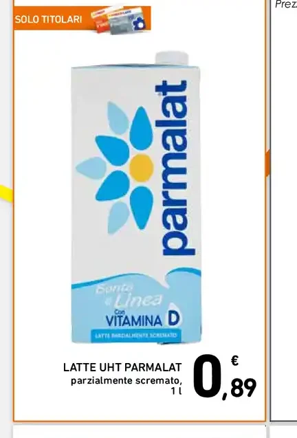 Latte UHT Parmalat