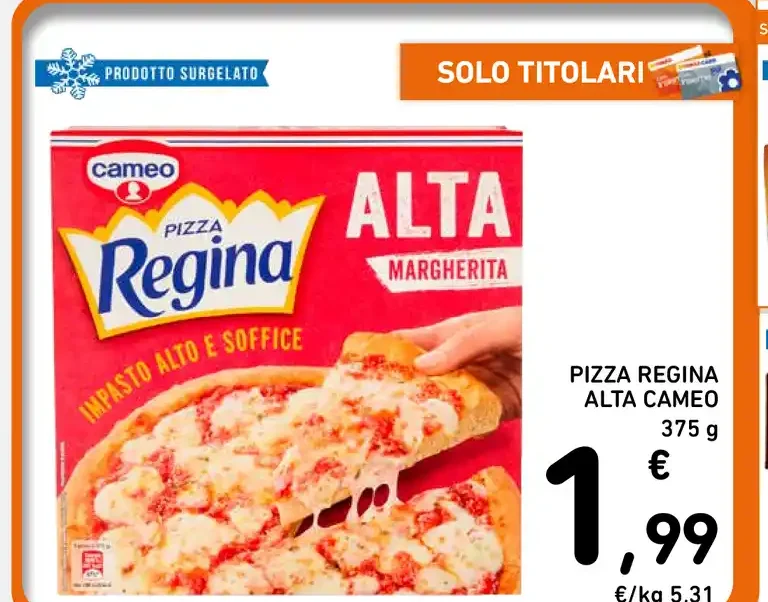 Pizza Regina Alta Cameo