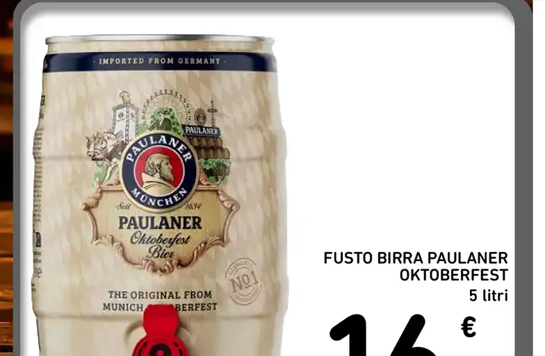 Fusto birra Paulaner Oktoberfest