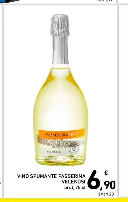 Vino spumante Passerina Velenosi